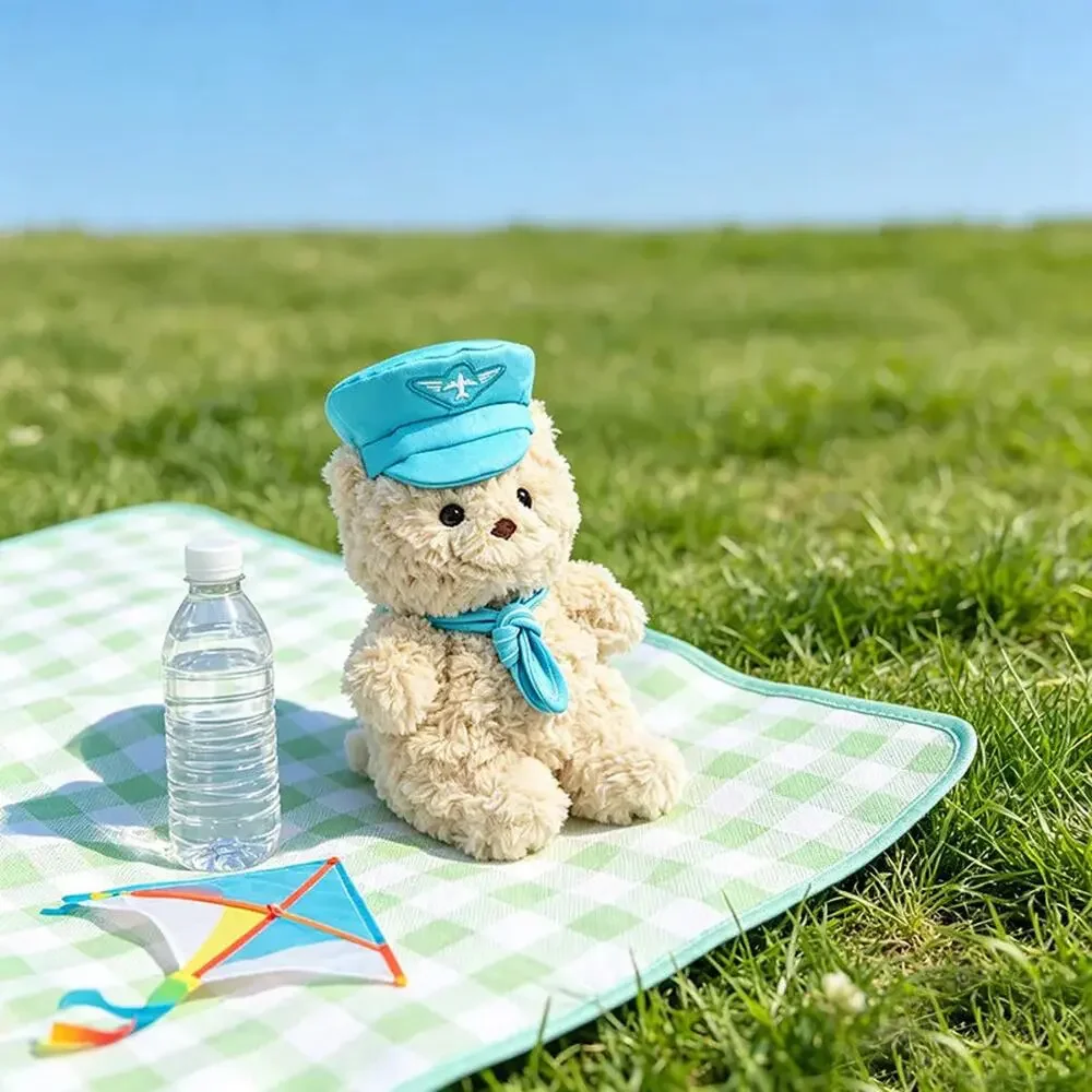 Blue Airline Captain for Bartholomew Bear Plush [JC-JNR-20]